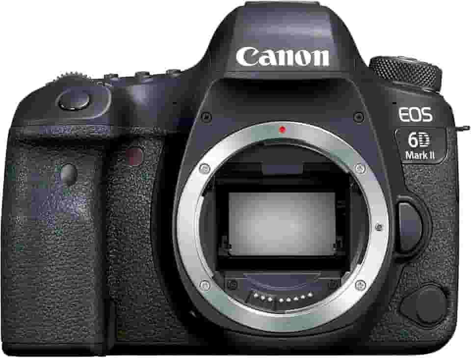 Canon Eos 6D Mark Ii Digital Slr Câmera Corpo, Wi-Fi Ativado Preto