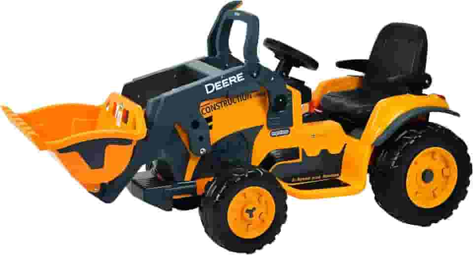 Mini Trator Infantil Eletrico Peg Pérego Deere Construction Loader 12v Laranja