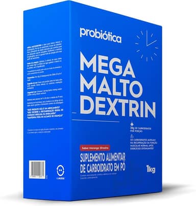 Probiótica Mega Malto Dextrin (1Kg) - Sabor Morango