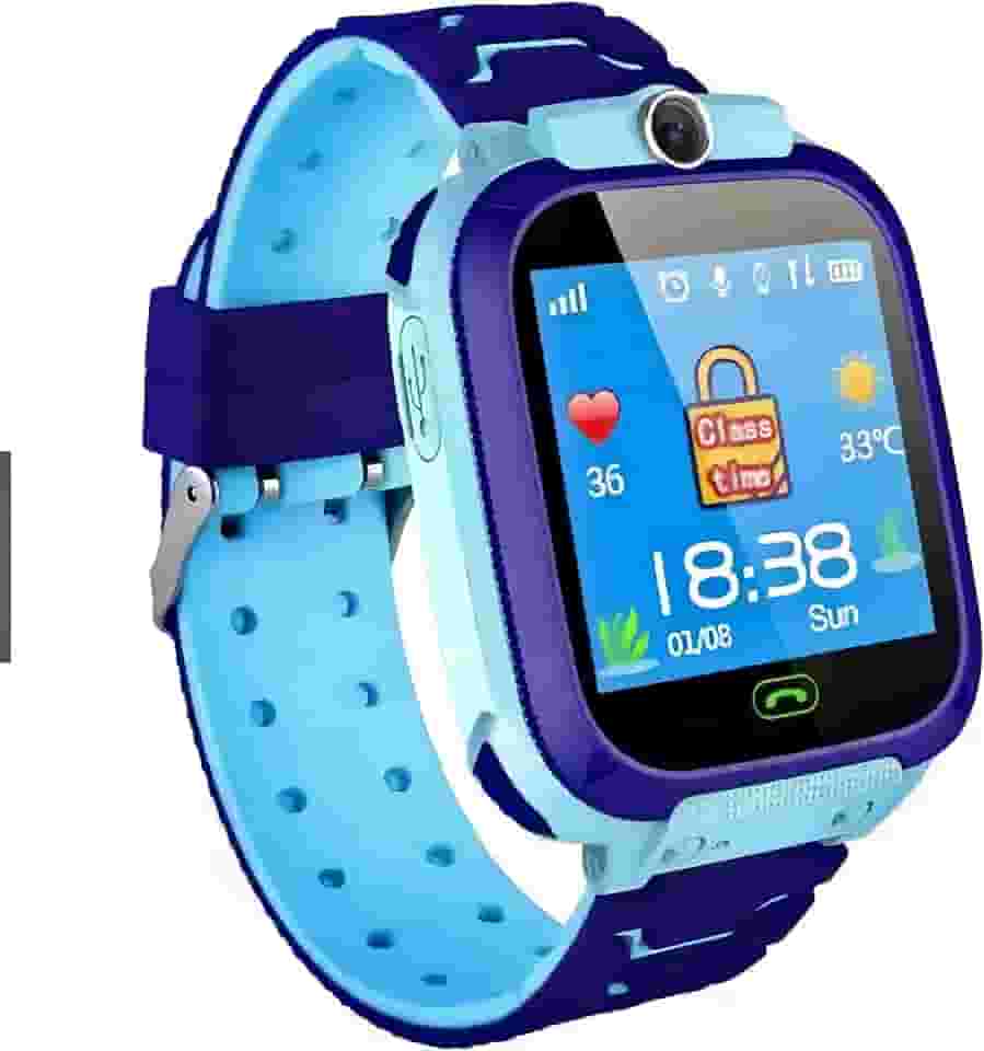 Smartwatch Infantil, GPS, Câmera, Chat, Botão SOS, À Prova d'Água IP67, Azul, Rosa, Preto, Rastreador de Localização para Crianças (rosa)