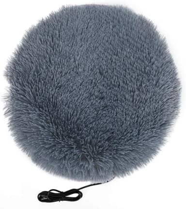 Almofada para animais de estimação autoaquecida, tapete de pelúcia com aquecimento USB, tapete reutilizável para aquecer animais de estimação, aquecedor de cama para animais de estimação, tapete de