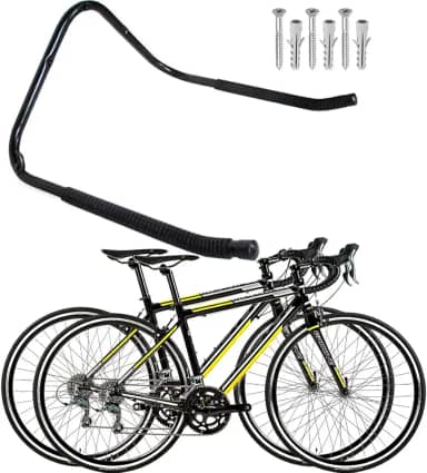 Suporte Gancho Parede Horizontal Mountain Bike Para 2 Bikes