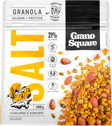 Granola Salgada Cúrcuma e Gengibre GranoSquare 200g