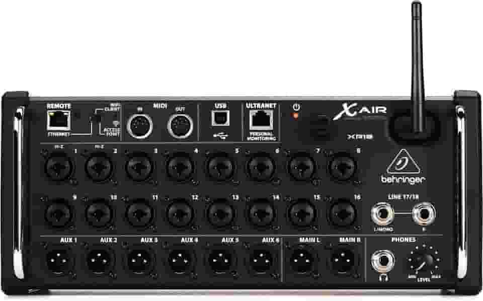 Behringer XR18 Mesa de Som Digital com 18 canais