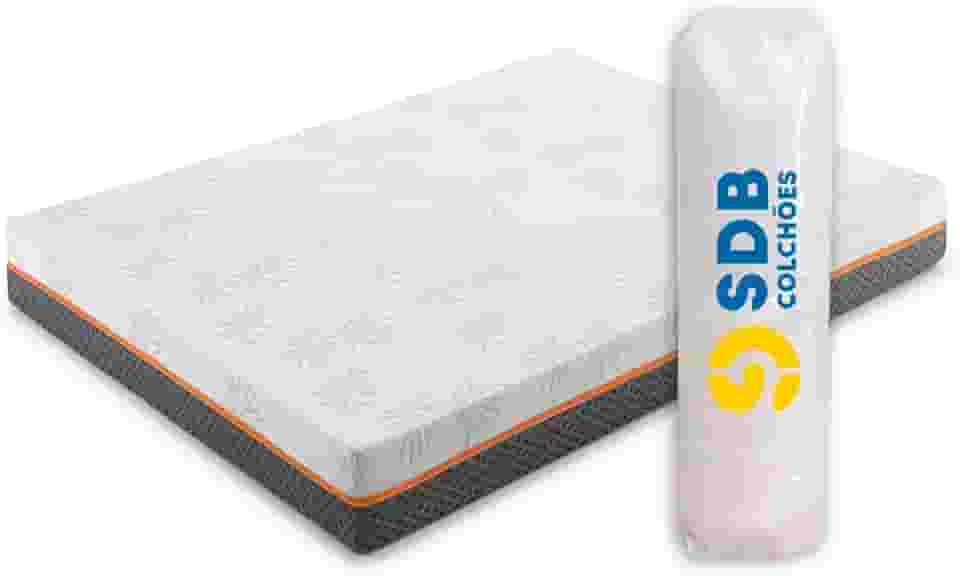 Colchão Queen De Molas Ensacadas 158x198x20cm D33 SDB Colchões (Laranja)