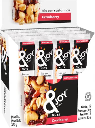 Enjoy Barra Mixed Nuts Cranberry 12 X 30G