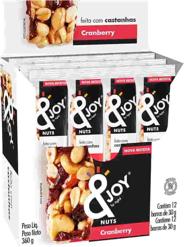 Enjoy Barra Mixed Nuts Cranberry 12 X 30G