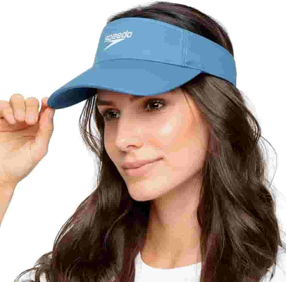 Viseira Feminina Sport Regulável, Azul Claro, Único