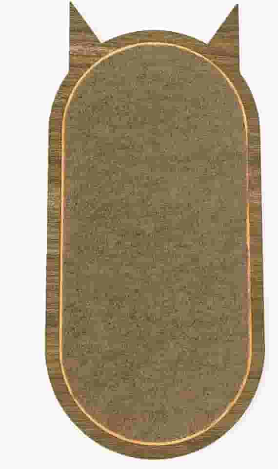 Arranhador para Gatos Para Parede e Chão Resistente Com Base em Carpete Estimulação Física e Mental Proteção de Móveis Instalação Fácil com Fita Dupla Face (Marrom)