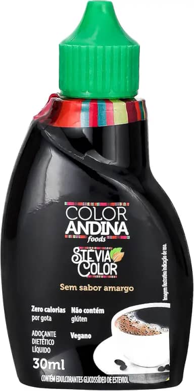 Adoçante stevia líquido Color Andina 30ml