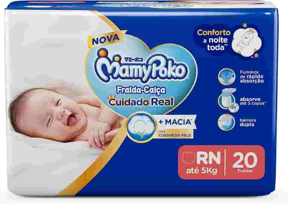 MamyPoko Fralda-Calça Recém-Nascido Regular 20 Unidades