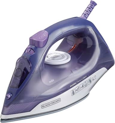 BLACK+DECKER Ferro de Passar Roupa à Seco ou à Vapor, Com Base Ceramic Gliss, Potência de 1200W, Modelo FX2550, 110V