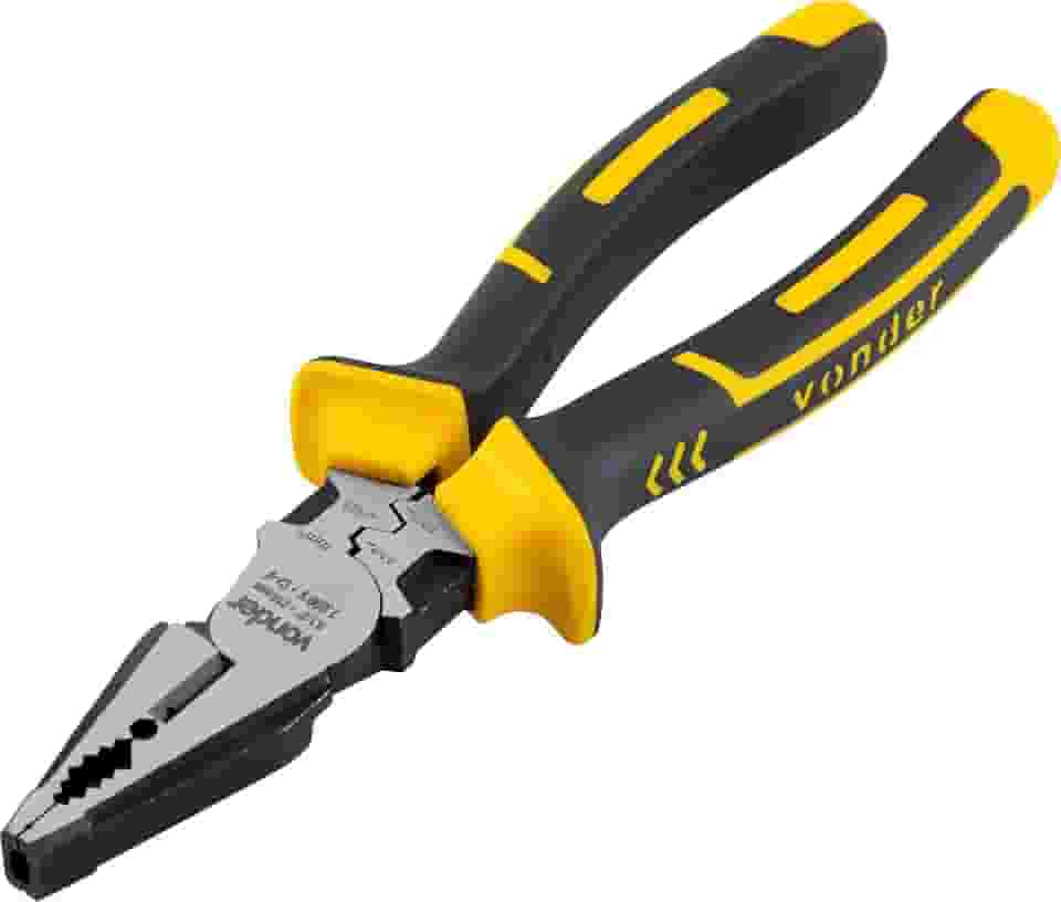 Vonder, Alicate Universal 8.1/2', Para Eletricista, Com Isolação Até 1.000 V.