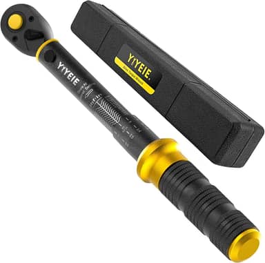 YIYEIE Chave de torque de 1/10.2 cm, chave de torque pequena para bicicleta, MTB, bicicleta e motocicleta, ± 3% de alta precisão, com anel de bloqueio fácil de usar