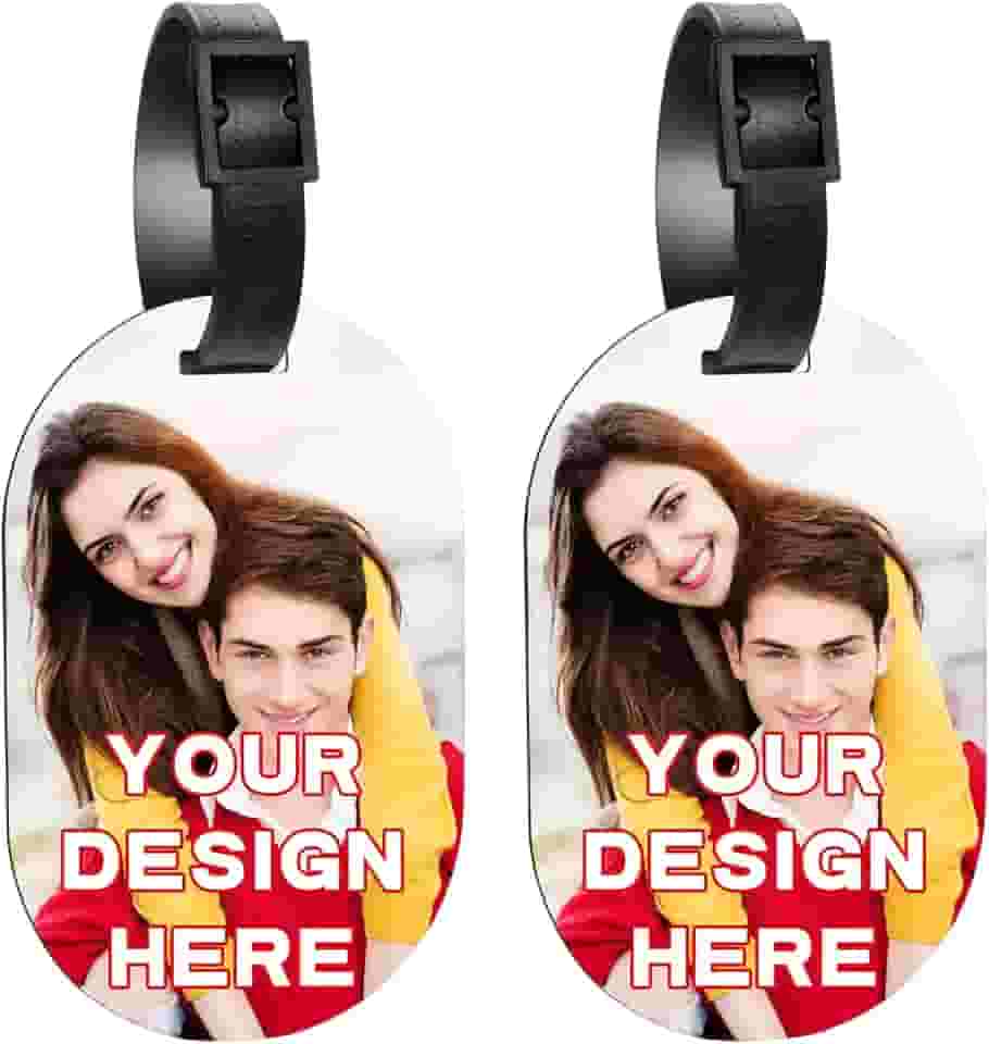 Etiquetas de bagagem personalizadas, etiqueta de identificação personalizada para exibição de informações de bagagem e bagagem