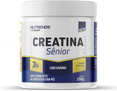Creatina Sênior 250g, 100% Creatina Monohidratada Pura, Nutrends, Clinic Series