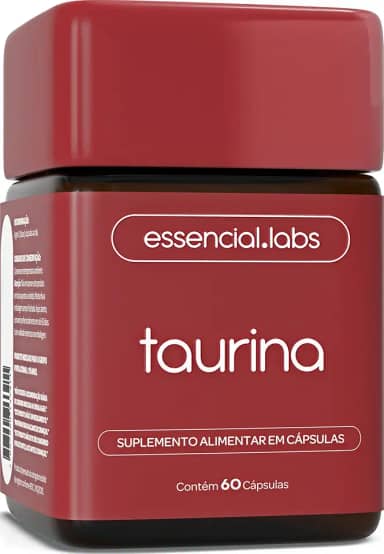 TAURINA COM 1000mg POR DOSE - FÓRMULA AVANÇADA - 60 CÁPSULAS