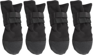 4pcs Não Deslizam Meias para Pisos de Madeira, Meias de Cão Macio, Protetor de Cães, Evita Lamber As Patas, Sapatos de Cachorro para Proteger As Patas (tamanho s)