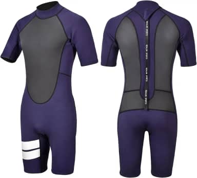Roupa de mergulho infantil, meninos, meninas, jovens, roupa de banho de neoprene térmico, 2,5 mm e 3 mm, zíper nas costas, manga comprida, para natação, mergulho, surfe, água