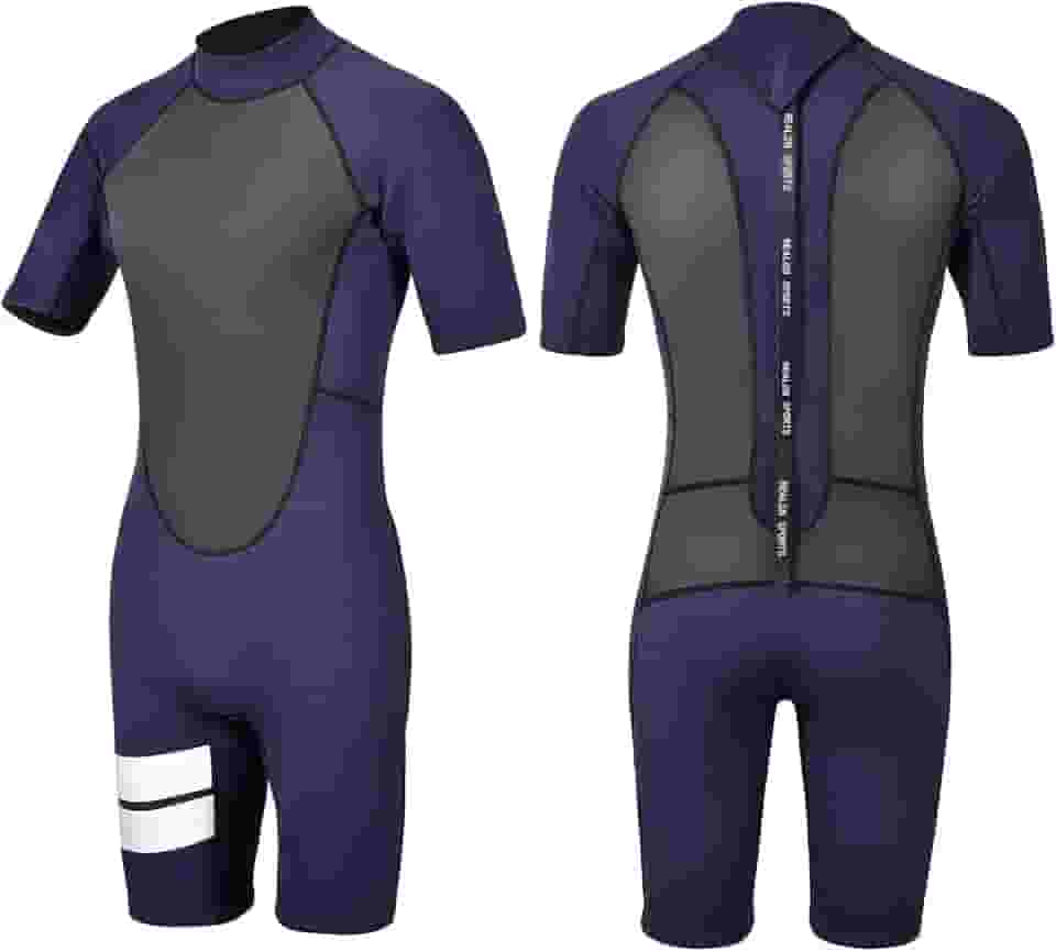 Roupa de mergulho infantil, meninos, meninas, jovens, roupa de banho de neoprene térmico, 2,5 mm e 3 mm, zíper nas costas, manga comprida, para natação, mergulho, surfe, água