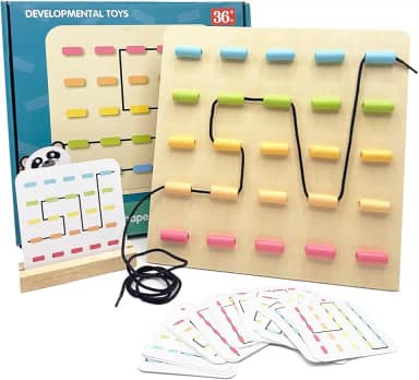 Mibcocny Atividades de madeira para demência Alzhiemers para idosos, jogos de memória para idosos com demência, produtos de Alzheimer para adultos idosos, kits de atividades para pacientes com