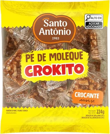 SANTO ANTONIO ALIMENTOS PE DE MOLEQUE CROKITO PCT 224G