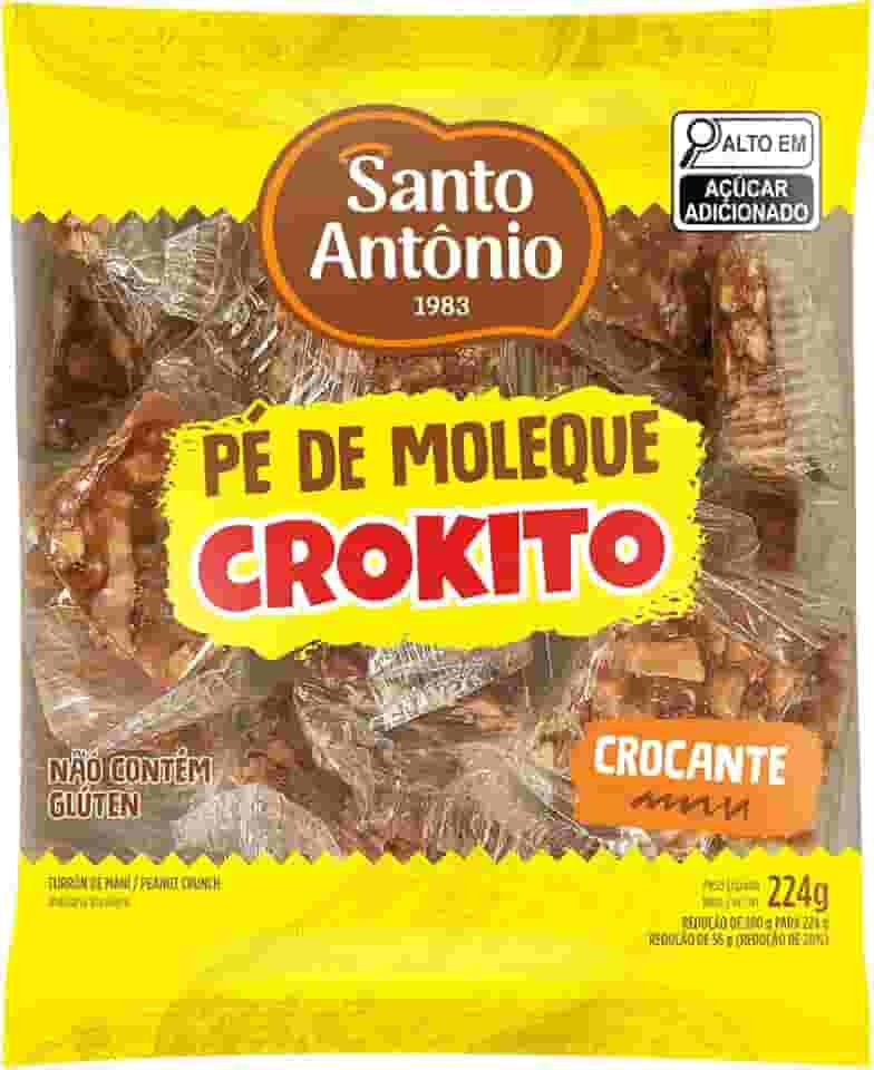 SANTO ANTONIO ALIMENTOS PE DE MOLEQUE CROKITO PCT 224G