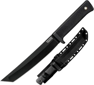 Cold Steel Faca de lâmina fixa Recon Tanto com bainha