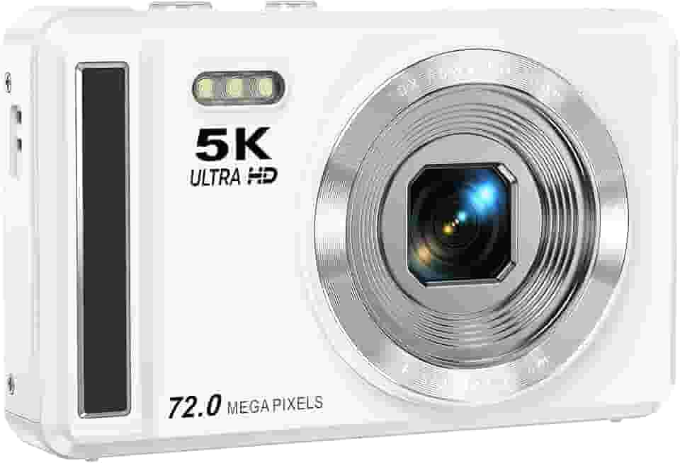 Câmera digital – Câmeras digitais 5K 72MP com zoom de 16X para presentes infantis
