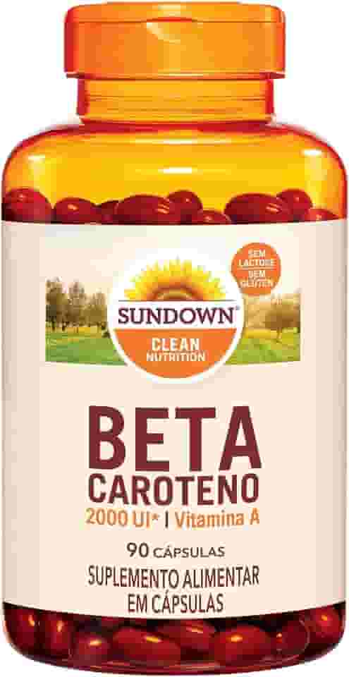 Sundown Vitaminas Betacaroteno 6000UI - 90 Cápsulas, multi-colored, Tamanho único