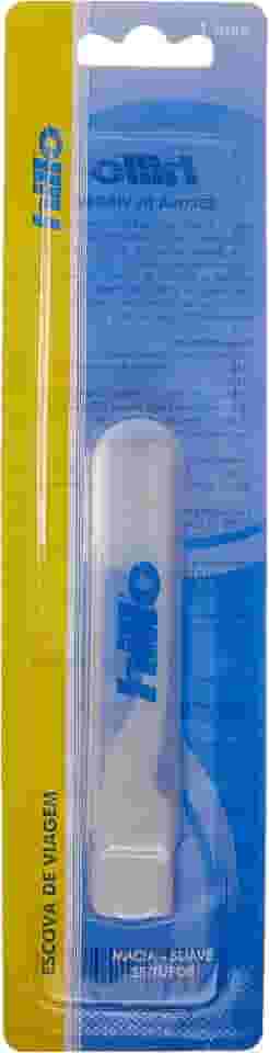 Escova Dental de Viagem Hillo, Compacta e Portátil para Uso em Viagens e Fora de Casa