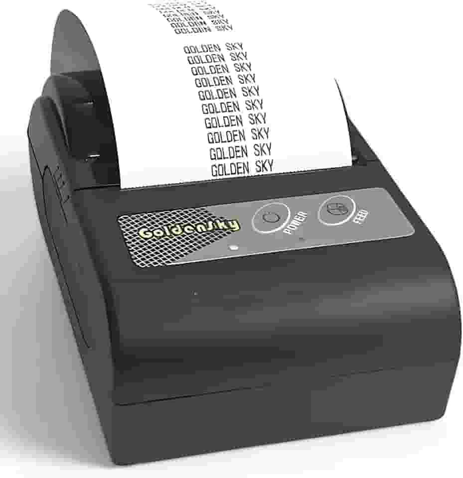 Mini Impressora Goldensky Térmica Portátil 58mm Bluetooth Sem Fio Compatível com Celular ou Computador (MTP 58)
