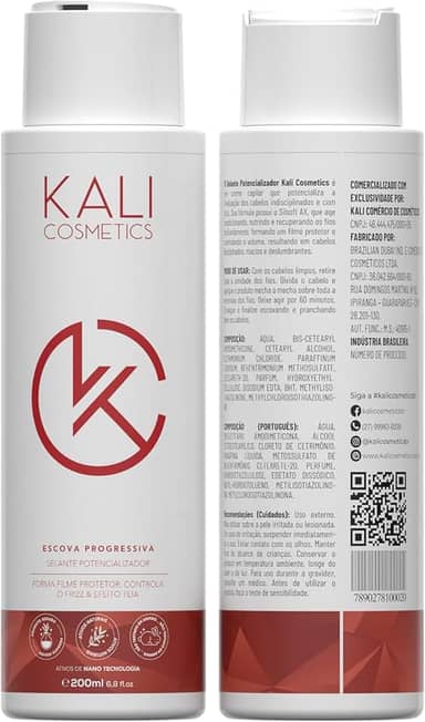 Escova Progressiva 200ml Sem Formol Kali Cosmetics Original