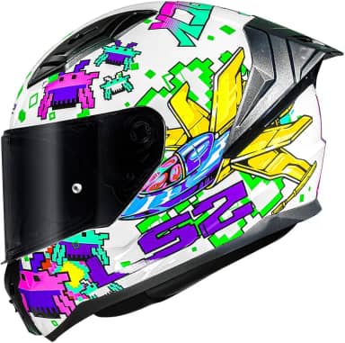 Capacete Masculino Feminino Moto Ls2 FF810 Vigo Space Roxo