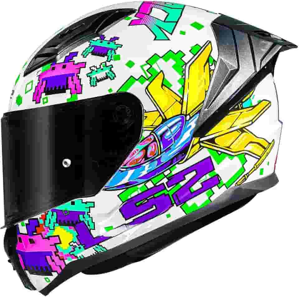 Capacete Masculino Feminino Moto Ls2 FF810 Vigo Space Roxo