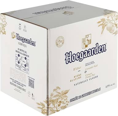 Pack Cerveja Hoegaarden, 330ml, Long Neck - 12 unidades