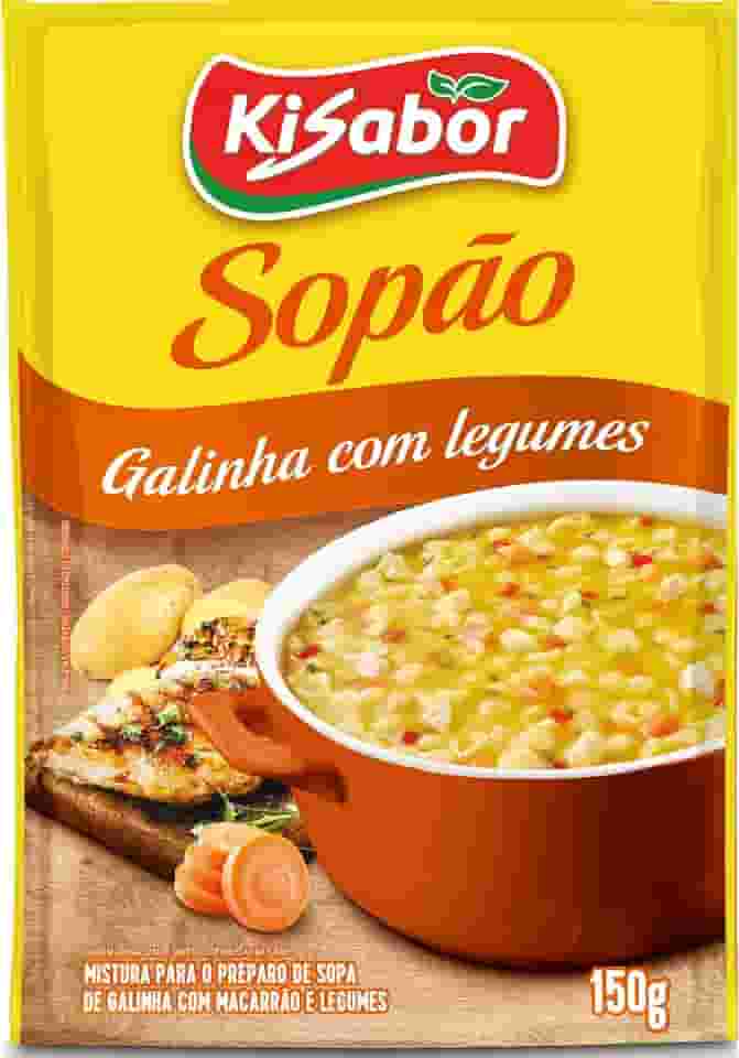 KiSabor Sopão De Galinha Com Legumes Kisabor 150 Gramas