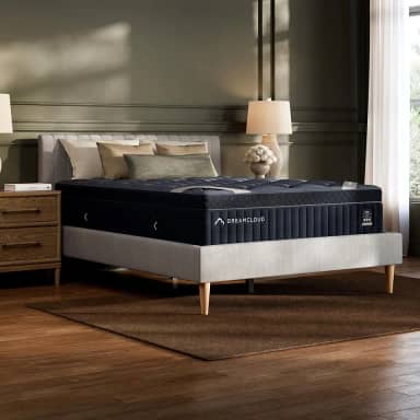 DreamCloud Colchão Queen Luxe de 35,5 cm – Espuma viscoelástica de gel híbrido de luxo – Teste noturno 365 – Sem fibra de vidro – Garantia eterna – Colchão em uma caixa – Certificado CertiPUR-US