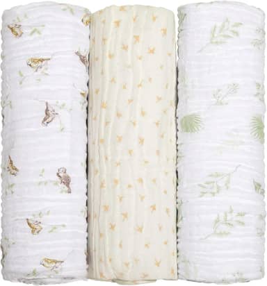 Papi Textil Cueiro Swaddle Soft Bamboo Mami 1,20M X 1,20M Contem 03 Unidades