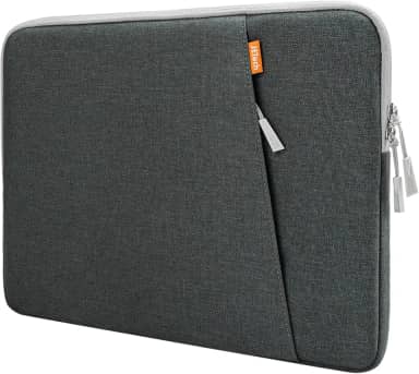 JETech Capa para Laptop para MacBook Air/Pro 14 Polegadas, MacBook Pro M5/M4/M3/M2/M1 2021-2025, Bolsa à Prova D'água com Bolso, Compatível com Notebook 14 Polegadas (Cinza Escuro)