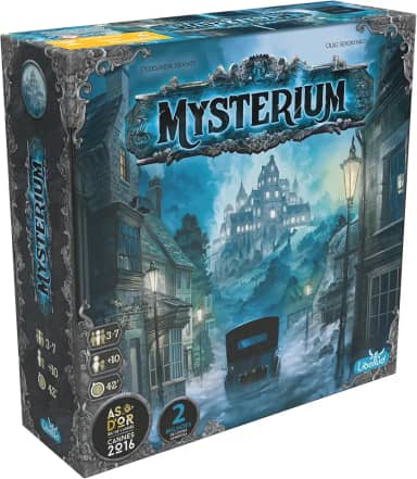 Asmodee, Mysterium, Jogo de Tabuleiro tipo Família, 2-7 jogadores, +10 anos, partidas de até 40 min