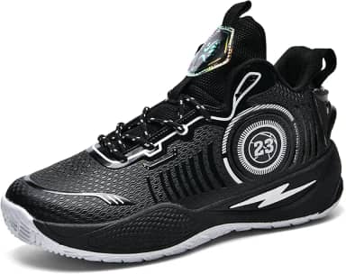 Tênis de basquete neutro unissex cano alto antiderrapante luz noturna tênis de corrida resistente ao desgaste calçados esportivos Equipamento de basquetebol