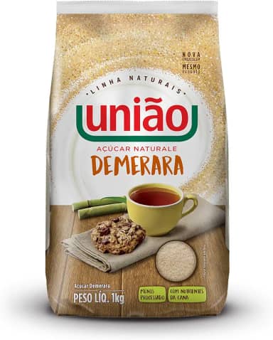 Açúcar Demerara Naturale União Pct 1kg
