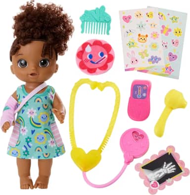 Baby Alive, Boneca, Better Now Bella - Cabelos Pretos, Acessórios Inclusos, 30 cm - A partir de 3 Anos