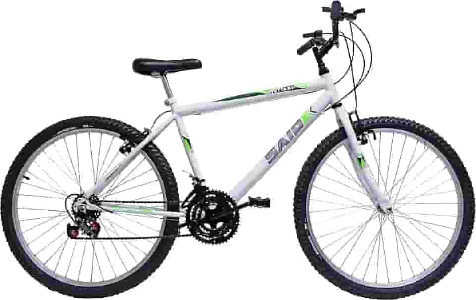 Bicicleta Aro 26 Quadro Aço 18 Marchas Rodas Alumínio Freio V-Brake Adulto Infantil