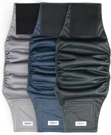 Fraldas laváveis para cães machos pequenos, reutilizáveis, 3 unidades, envoltórios de xixi para cães machos pequenos de alta absorção