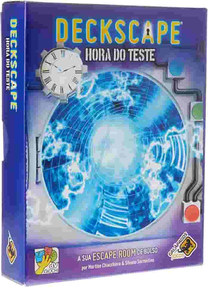 Galápagos, Deckscape: Hora do Teste, Jogo de Tabuleiro Cooperativo, 1-6 jogadores, 30-60min