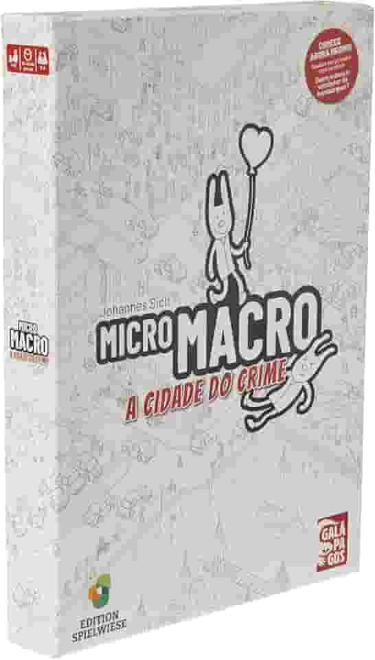 Galápagos, MicroMacro: A Cidade do Crime, Jogo de Tabuleiro para Amigos, 1-4 jogadores, 15-45 minutos por partida