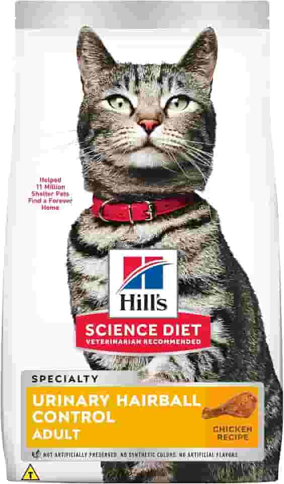 Ração Hill's Science Diet Cuidado Urinário e Controle de Bolas de Pelo para Gatos Adultos Sabor Frango - 1.5kg