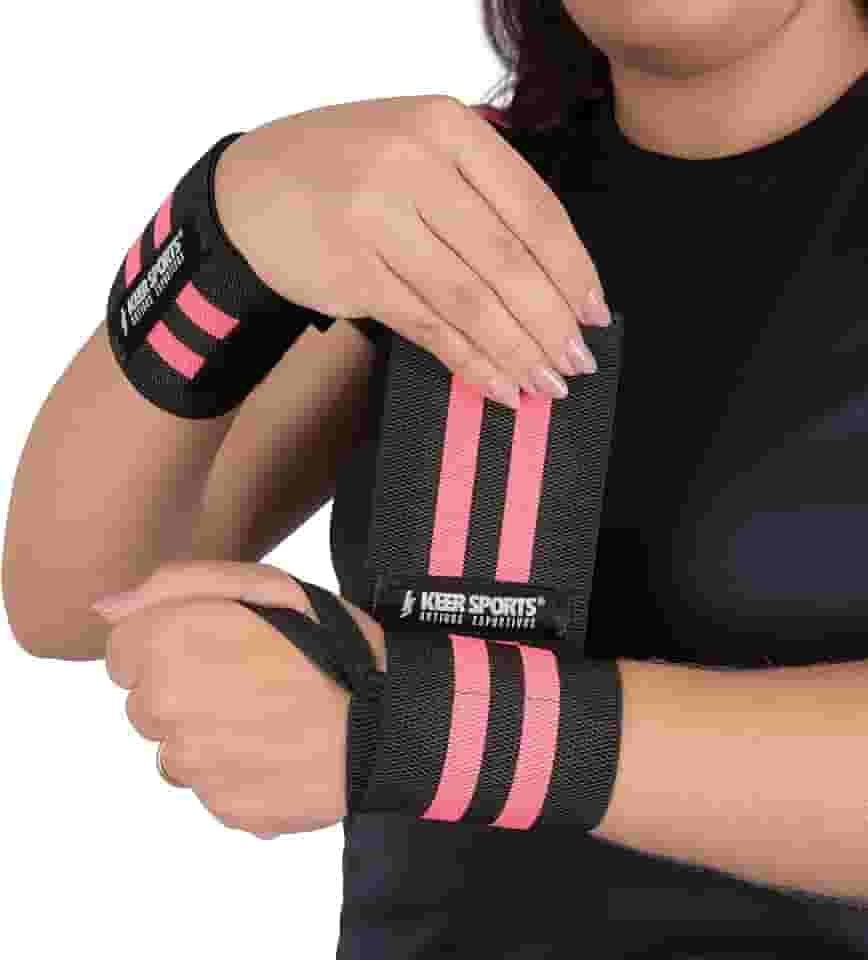 Munhequeira Elástica Profissional Crossfit Lpo Powerlifting